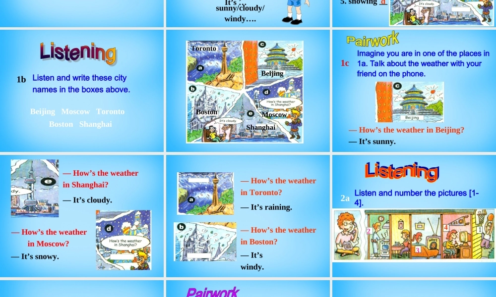 【陕西省】Unit 7 It’s raining课件1.ppt