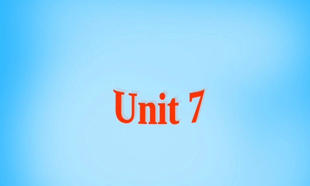 【陕西省】Unit 7 It’s raining课件3.ppt