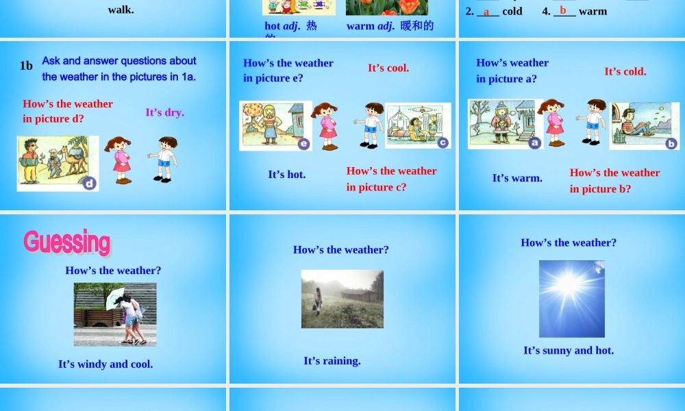 【陕西省】Unit 7 It’s raining课件3.ppt