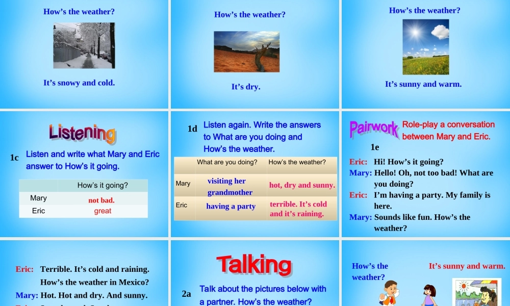 【陕西省】Unit 7 It’s raining课件3.ppt