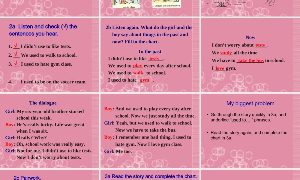 九年级英语全册 Unit 2《I used to be afraid of the dark Section B》课件 人教新目标版.ppt