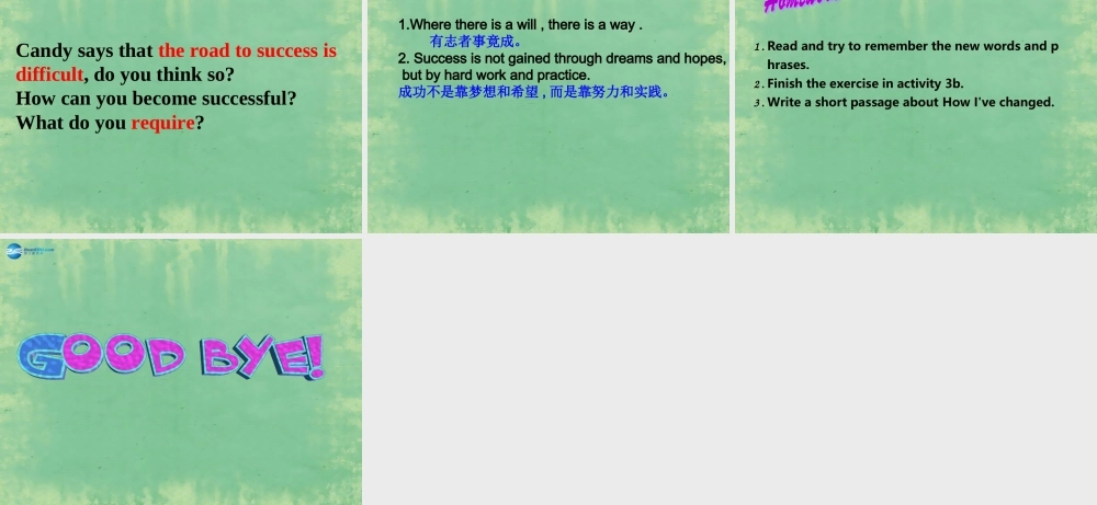 九年级英语全册 Unit 4 I used to be afraid of the dark Period 3课件.ppt