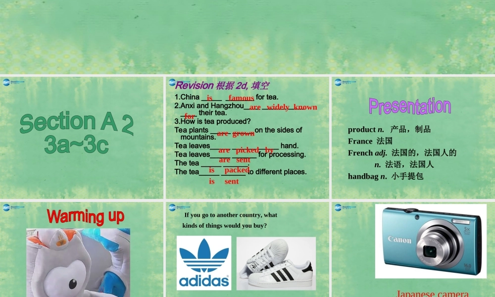 九年级英语全册 Unit 5 What are the shirts made of？Section A2课件.ppt