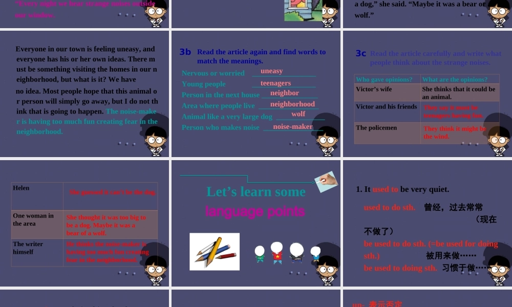 九年级英语全册 Unit 8 It must belong to Carla Section A 3课件.ppt