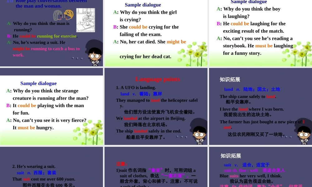 九年级英语全册 Unit 8 It must belong to Carla Section B 1课件.ppt