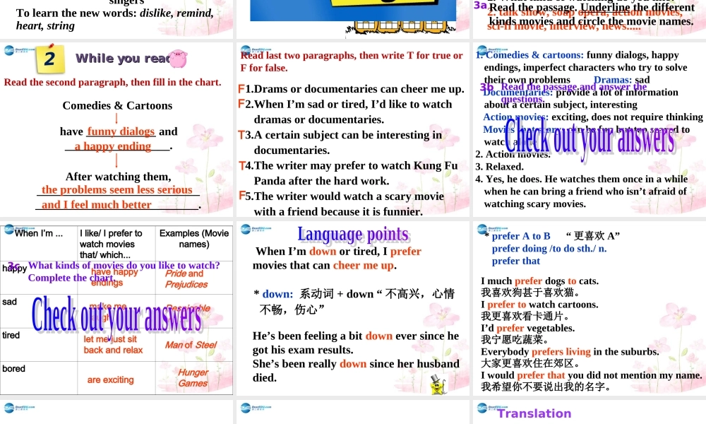 九年级英语全册 Unit 9 I like music that I can dance to Section A2课件.ppt