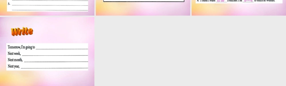 八年级英语上册 Unit 6 I'm going to study computer science Section B（3a-self check）课件.ppt