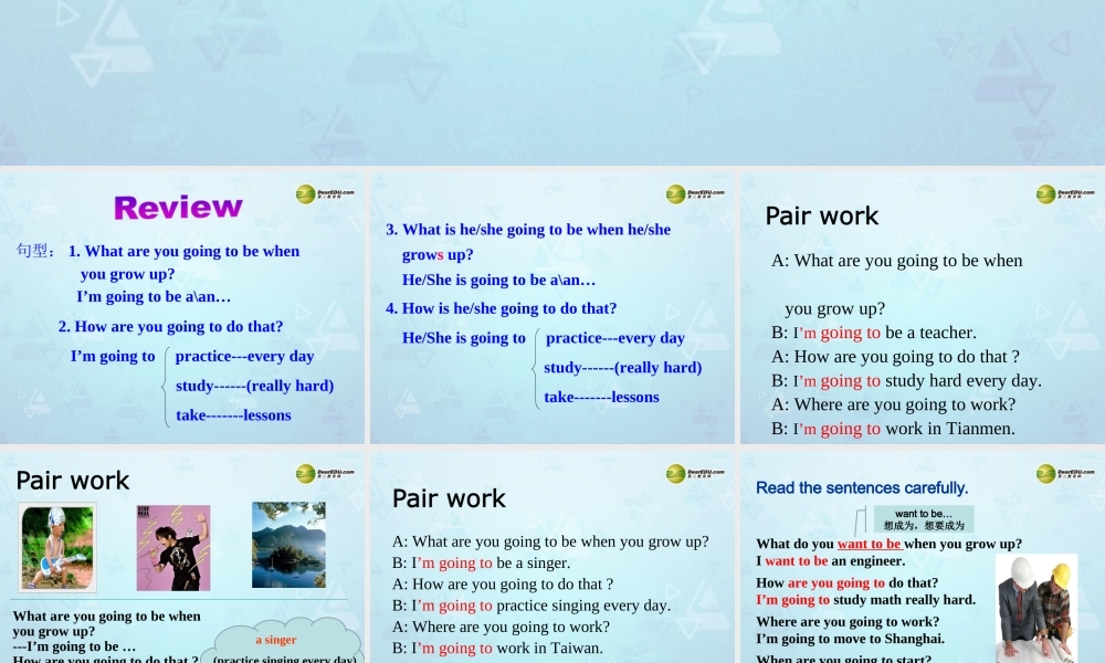 八年级英语上册 Unit 6 I’m going to study computer science Section A-2课件.ppt