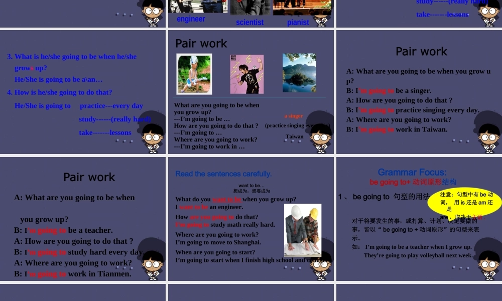 八年级英语上册 Unit 6 I’m going to study computer science Section A 3课件.ppt