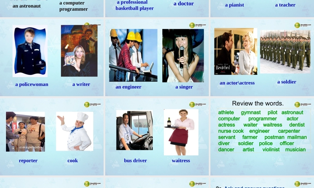 八年级英语上册 Unit 6 I’m going to study computer science Section A-2a-2c课件.ppt