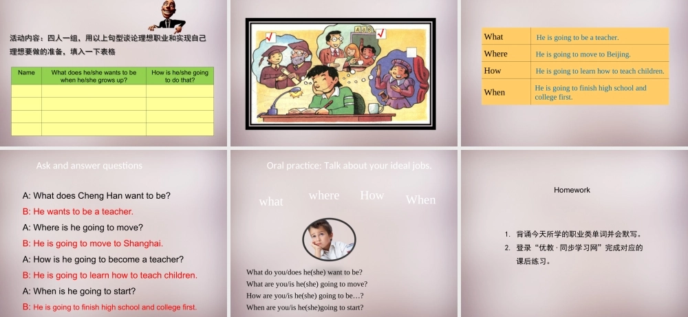 八年级英语上册 Unit 6 I’m going to study computer science Section A（1a-2c）课件.ppt