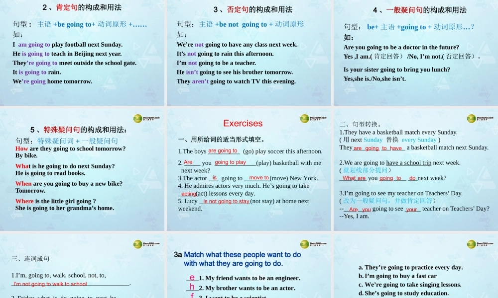 八年级英语上册 Unit 6 I’m going to study computer science Section A-3a-3c课件.ppt