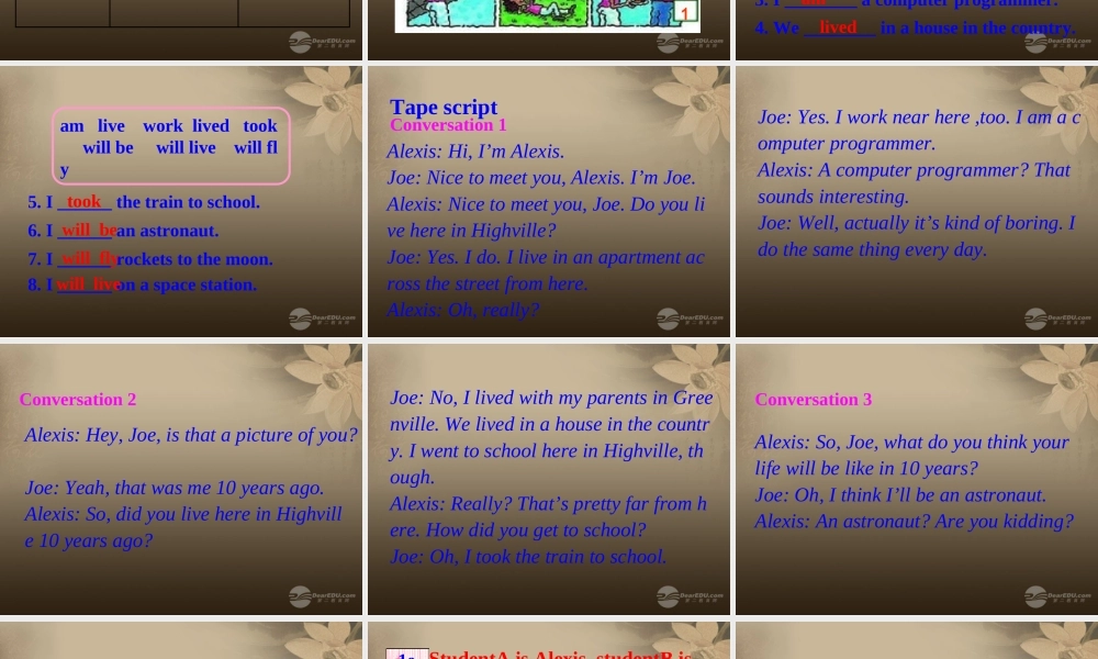 八年级英语上册 Unit 7 Will people have robots Period 3课件.ppt