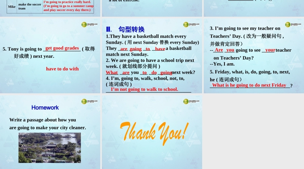 八年级英语上册 Unit 6 I’m going to study computer science Section B-1a-1e课件.ppt