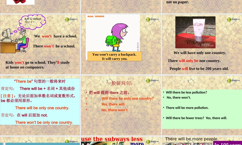 八年级英语上册 Unit 7 Will people have robots Section A-2a-2c课件.ppt