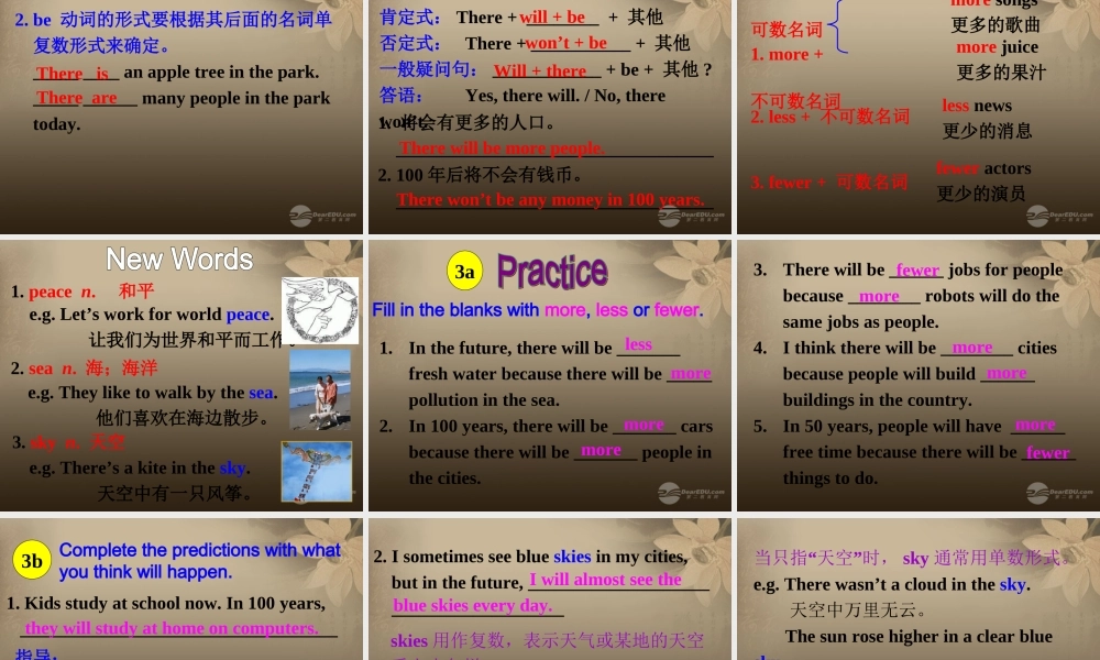 八年级英语上册 Unit 7 Will people have robots Section A 2课件.ppt