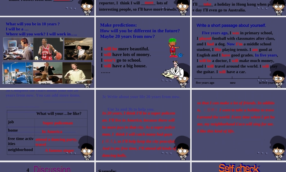 八年级英语上册 Unit 7 Will people have robots Section B 3课件.ppt