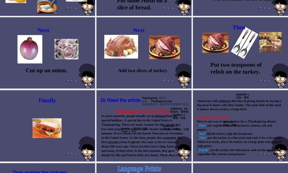 八年级英语上册 Unit 8 How do you make a banana milk shake Section B 2课件.ppt