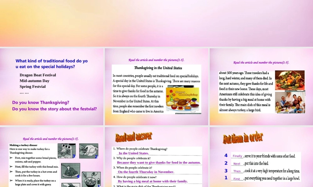 八年级英语上册 Unit 8 How do you make a banana milk shake Section B（2a-2e）课件.ppt