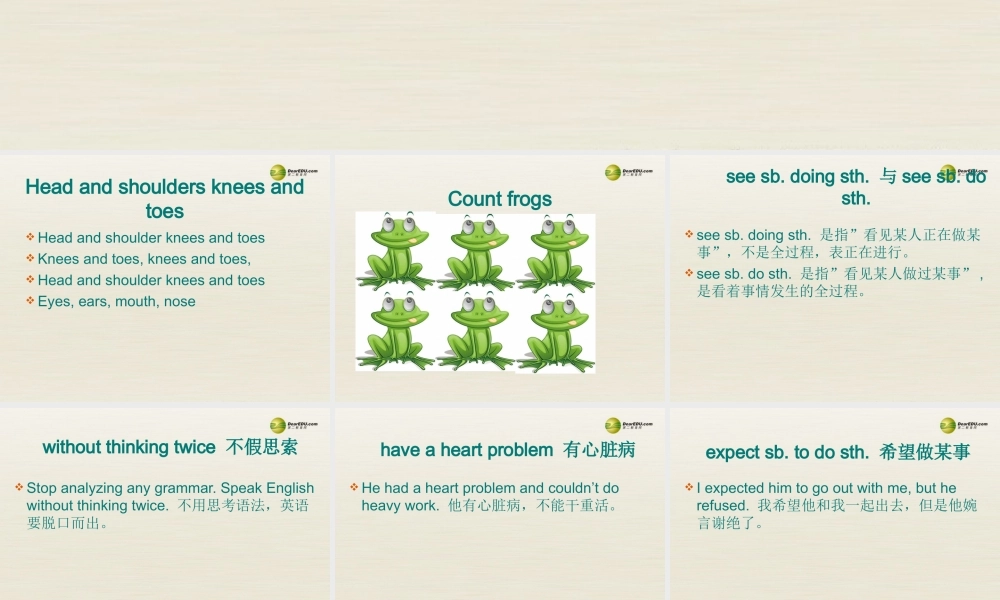 八年级英语下册 Unit 1 What’s the matter Period 2课件 .ppt