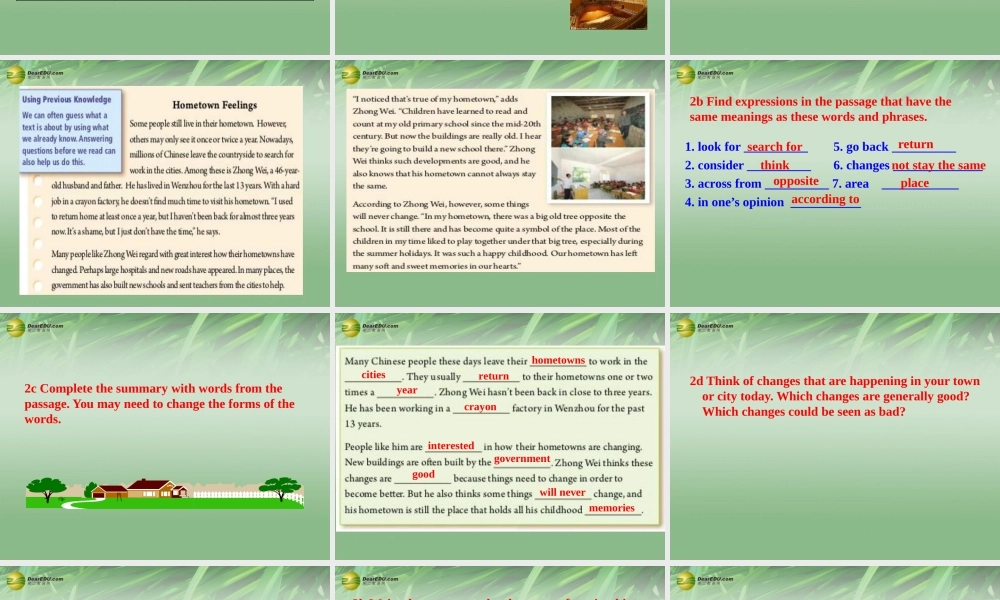 八年级英语下册 Unit 10 I've had this bike for three years Section B课件 .ppt