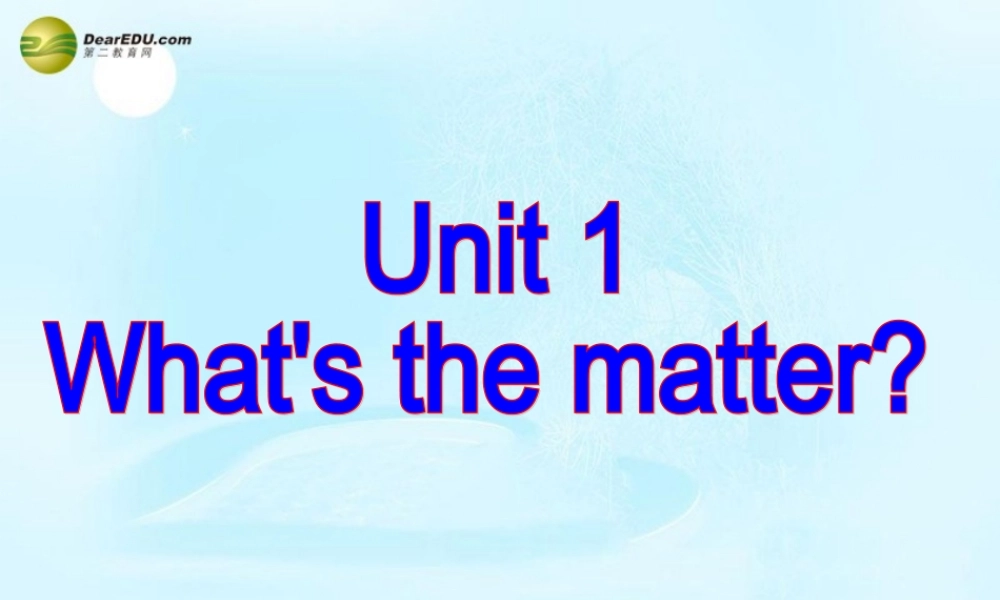八年级英语下册 Unit 1 What’s the matter？Section B(1a-2e)精品课件 .ppt