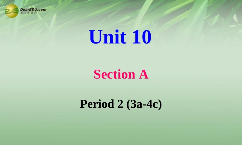 八年级英语下册 Unit 10 I've had this bike for three years课件2 .ppt