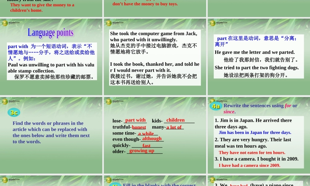 八年级英语下册 Unit 10 I've had this bike for three years课件2 .ppt