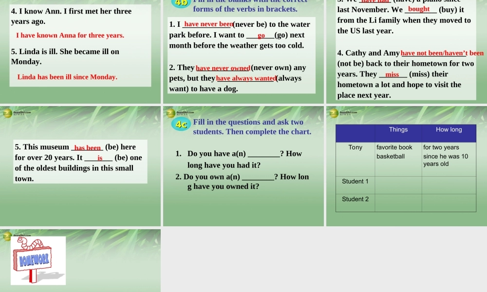 八年级英语下册 Unit 10 I've had this bike for three years课件2 .ppt