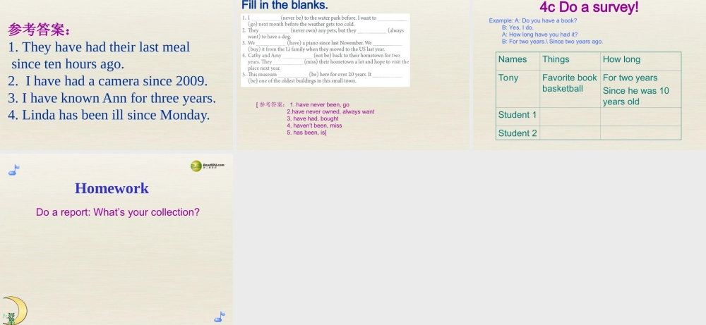 八年级英语下册 Unit 10 I’ve had this bike for three years Period 2课件 .ppt