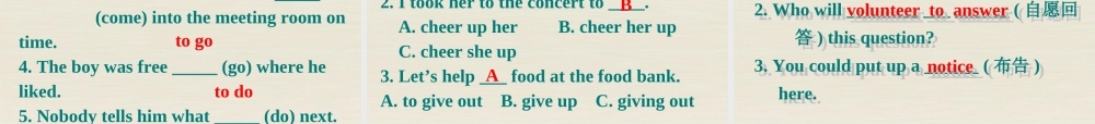 八年级英语下册 Unit 2 I’ll help to clean up the city parks Section A 2d课件 .ppt