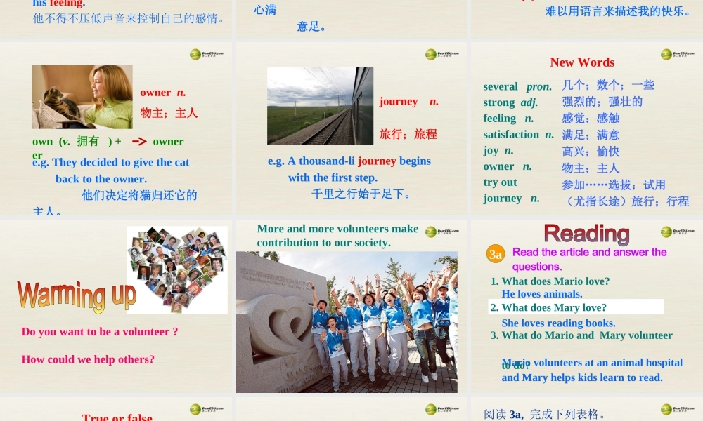 八年级英语下册 Unit 2 I’ll help to clean up the city parks Section A 3a-3c课件 .ppt