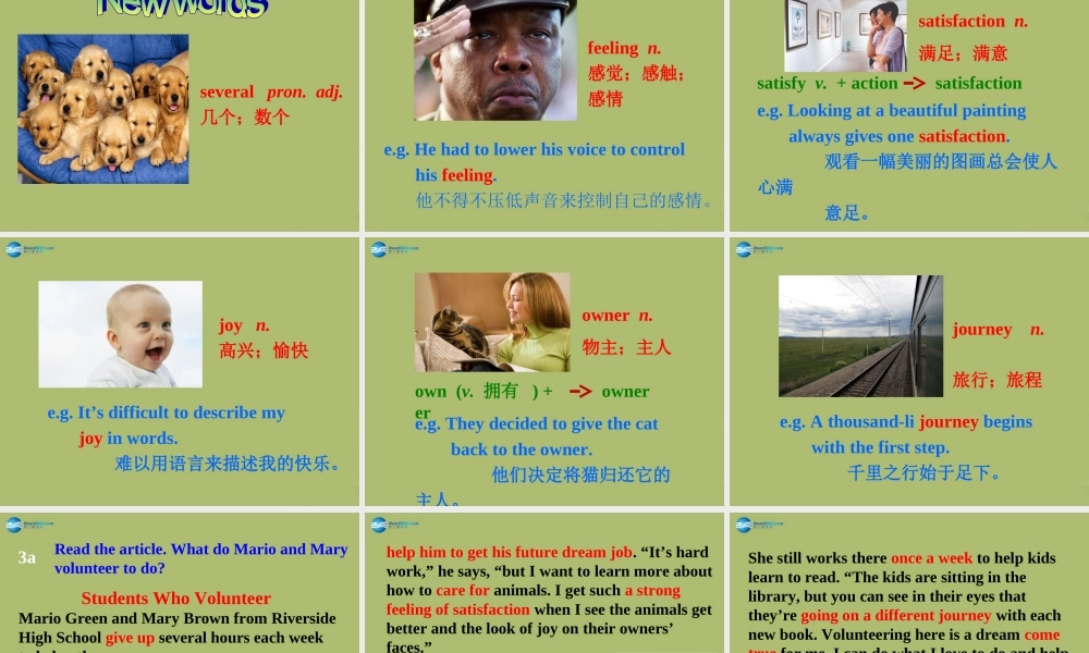 八年级英语下册 Unit 2 I’ll help to clean up the city parks课件2 .ppt