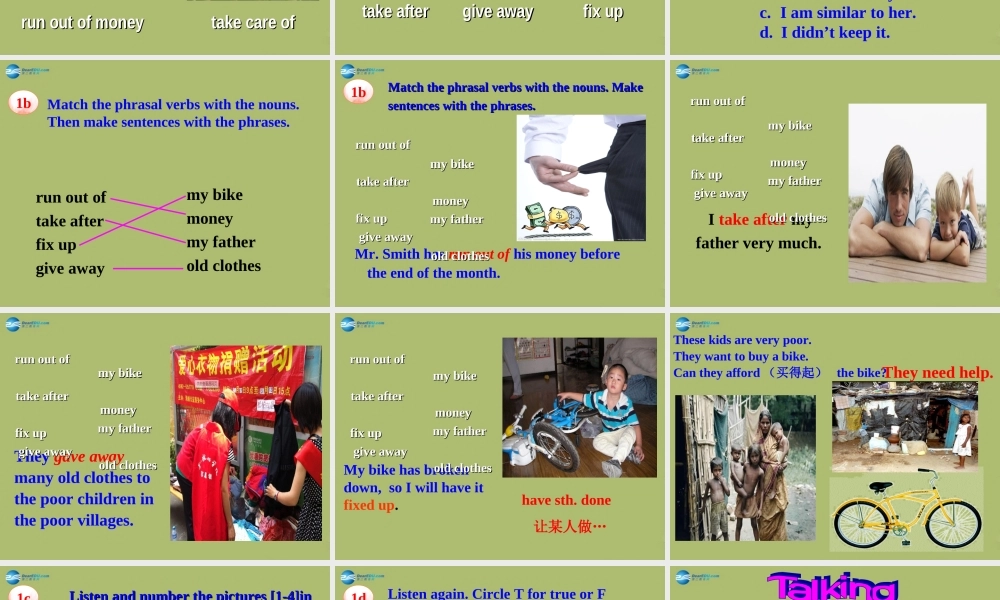 八年级英语下册 Unit 2 I’ll help to clean up the city parks课件4 .ppt