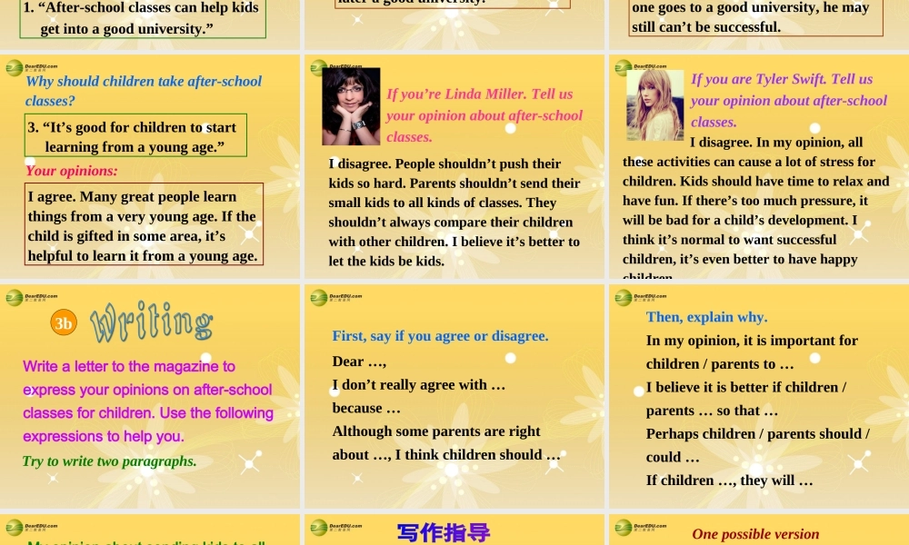 八年级英语下册 Unit 4 Why don’t you talk to your parents？Section B(3a-Self check)精品课件 .ppt