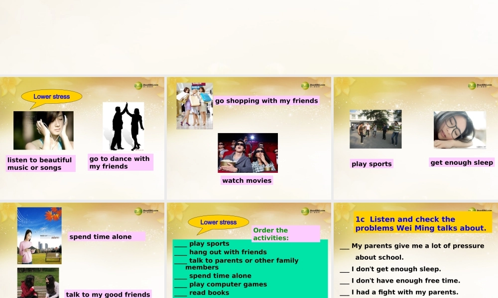 八年级英语下册 Unit 4《Why don’t you talk to your parents？》Section B 1a-1e课件 .ppt