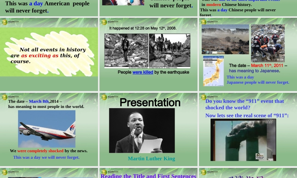 八年级英语下册 Unit 5 What were you doing when the rainstorm came Section B（2a-2e）课件 .ppt