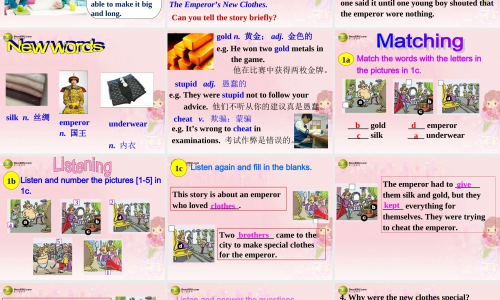 八年级英语下册 Unit 6 An old man tried to move the mountains Section B(1a-2e)精品课件 .ppt