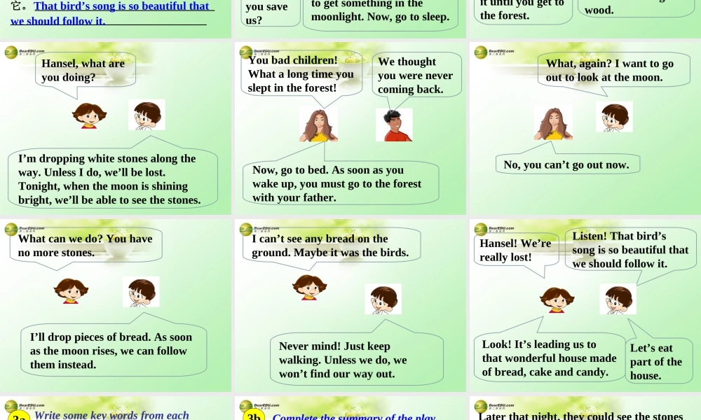 八年级英语下册 Unit 6 An old man tried to move the mountains Section B(3a-Self check)精品课件 .ppt