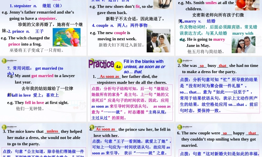 八年级英语下册 Unit 6 An old man tried to move the mountains Section A(Grammar Focus-4c)精品课件 .ppt
