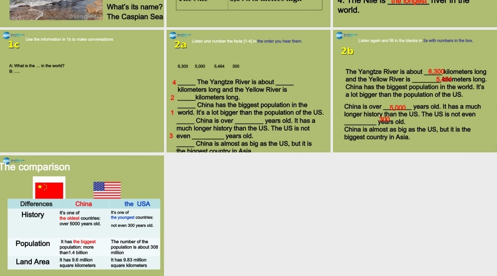 八年级英语下册 Unit 7 What`s the highest mountain in the world课件1 .ppt