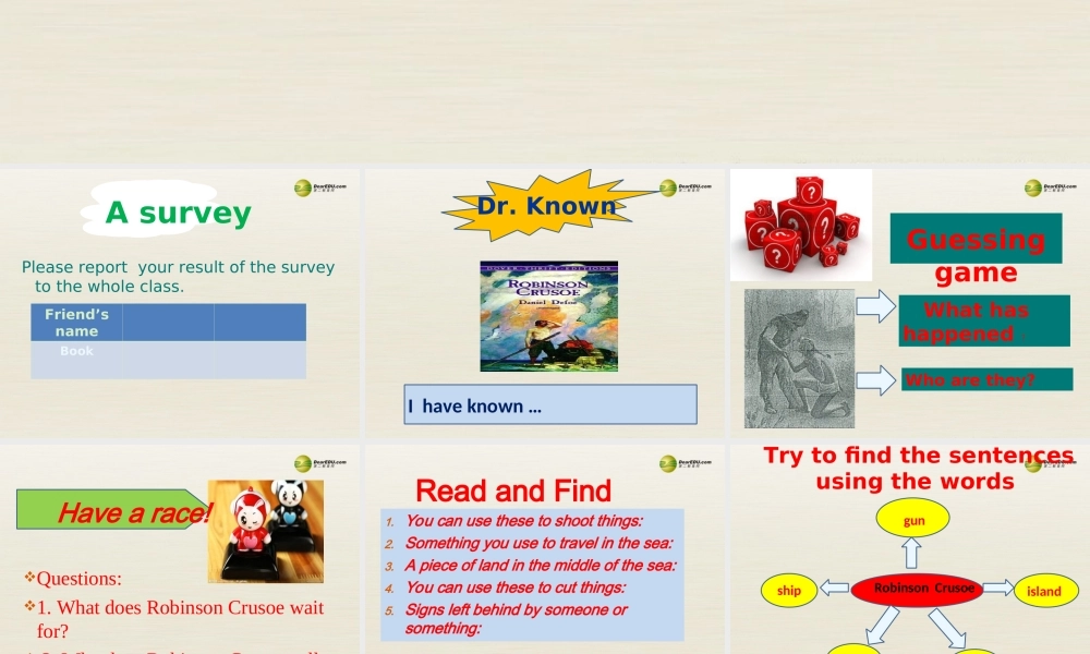 八年级英语下册 Unit 8 Have you read Treasure Island yet Period 2课件 .ppt