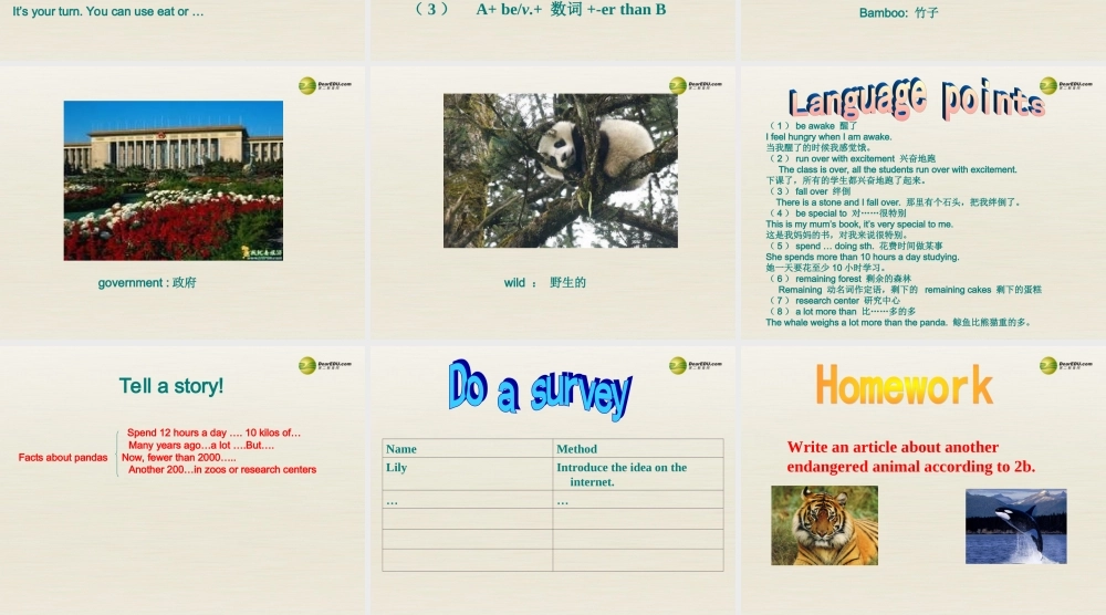 八年级英语下册 Unit 7 What’s the highest mountain in the world Period 3课件 .ppt