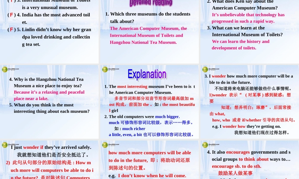 八年级英语下册 Unit 9 Have you ever been to an amusement？Section A(3a-3c)精品课件 .ppt