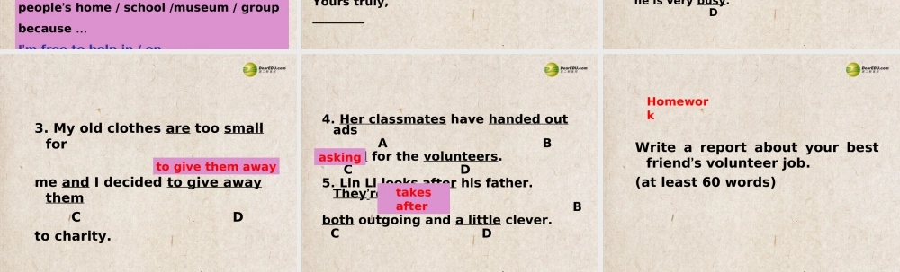 八年级英语下册《Unit 2 I’ll help to clean up the city parks》Section B 3a-3b（含Self Check）课件 .ppt