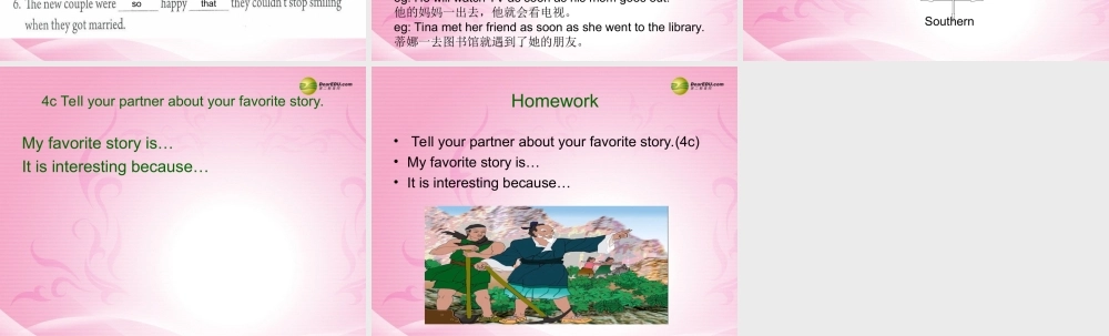 八年级英语下册《Unit 6 An old man tried to move the mountains》Section A 3a-4c （含Grammar Focus ）课件 .ppt
