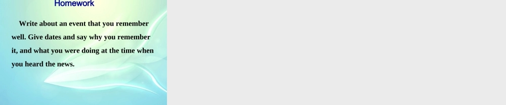 八年级英语下册《Unit 5 What were you doing when the rainstorm came？》Section B 3a-3b（含Self Check）课件 （新版）人教新目标版.ppt