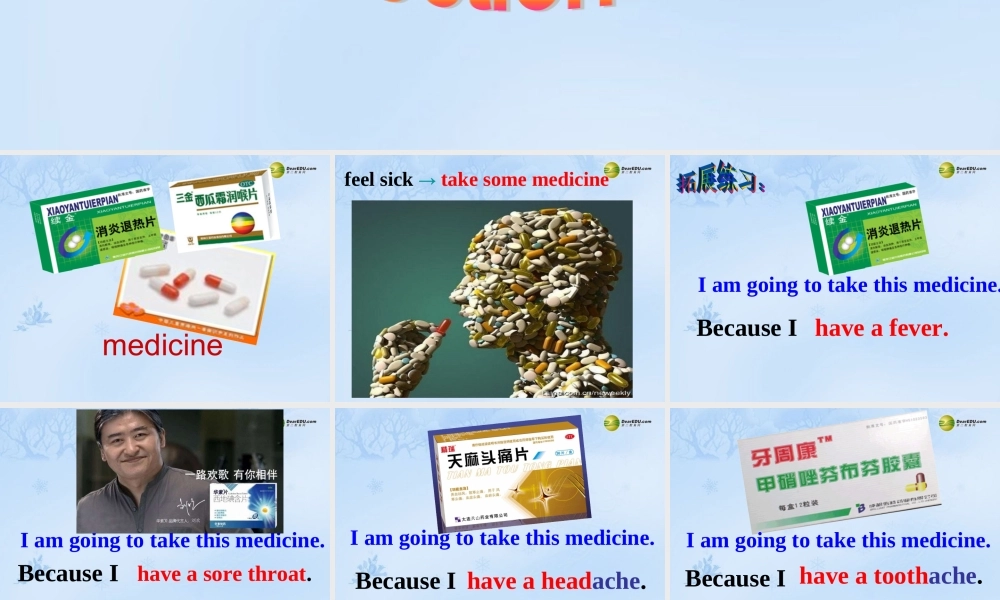 八年级英语下册《Unit1 What's the matter Section B》课件 .ppt