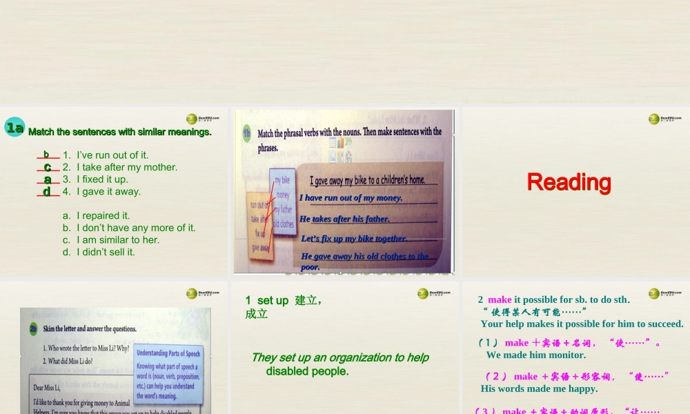 季八年级英语下册 Unit 2 I'll help to clean up the city parks Section B课件 .ppt