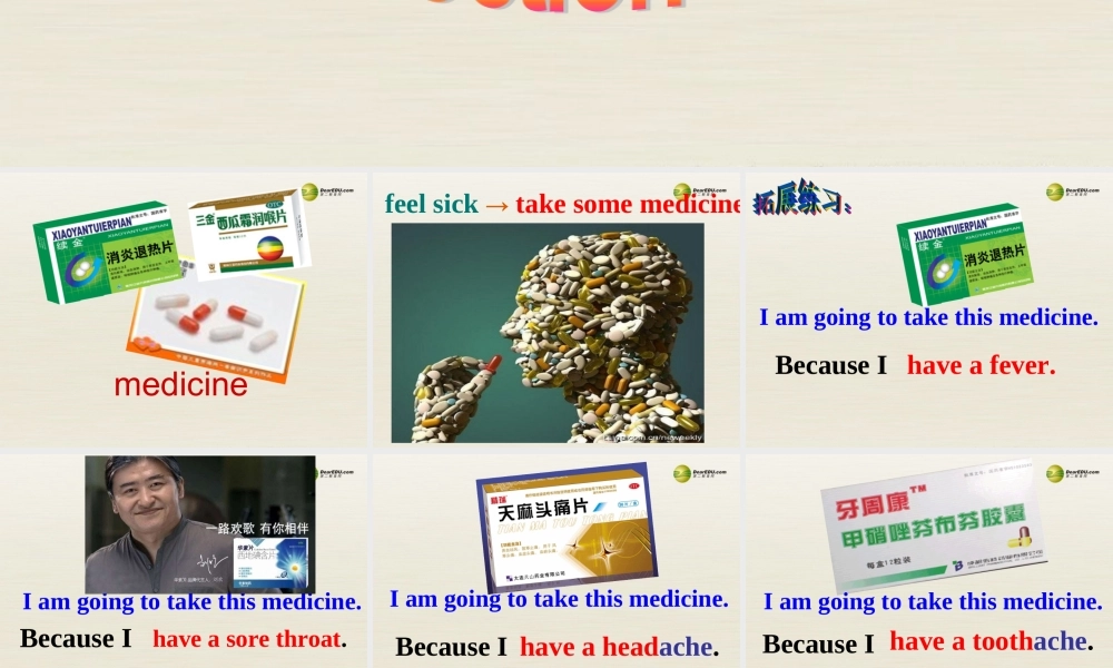 季八年级英语下册 Unit1 What's the matter Section B课件 .ppt